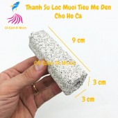 Thanh sứ lọc Muối Tiêu mè đen size 9x3 CM lọc nước hồ cá cảnh
