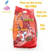 Thức ăn cho cá chép Koi HAI FENG bao 1kg giúp cá mau lớn