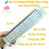 Đèn led máng ODYSSEA ánh sáng trắng 10000k cho hồ cá thủy sinh