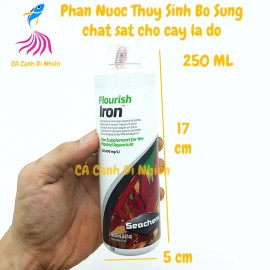 Phân nước bổ sung chất sắt cho cây lá đỏ Seachem Flourish Iron 250 ML