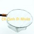 Vợt bắt cá tròn lưới the cán đũa gỗ dài 34 CM