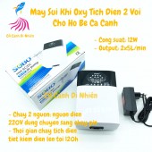 Máy sủi khí oxy Tích ĐIện 2 vòi SOBO SB-468 cho hồ cá cảnh