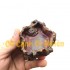 Chén đá đựng thức ăn cho tép kiểu dáng gỗ tự nhiên size 9 cm