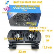 Quạt làm mát tản nhiệt cho hồ cá thủy sinh UP Aqua Cooling 2 Fan G-051-02