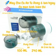 Máy cho cá ăn tự động 6 lần/ngày có màn hình hiển thị giờ