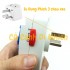 Ổ cắm hẹn giờ TIMER Cơ phích 3 chấu xéo cho hồ cá 220V