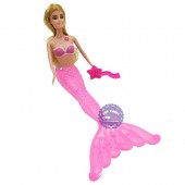 Đồ chơi búp bê nàng tiên cá có khớp đuôi bằng nhựa