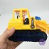 Hộp đồ chơi xe xúc cát trái châu, bánh đèn chạy pin có nhạc