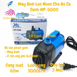 Máy bơm nước 60W WP-5000 lọc nước cho hồ cá cảnh