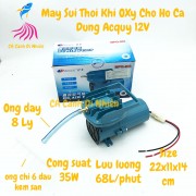 Máy sủi thổi khí oxy 35W Resun MPQ-903 chạy bình ắc quy 12V