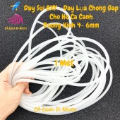 Dây oxy Chống Gập dây sủi 4 mm dây lụa Co2 dẻo (1 mét) cho hồ cá