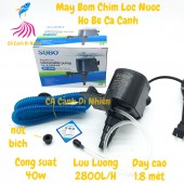 Máy bơm lọc nước hồ cá cảnh 40W SOBO WP-2680 máy bơm chìm bể cá