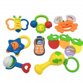 Bộ đồ chơi lục lạc treo nôi nhiều món Baby Rattle