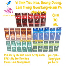 Vi Sinh KOIKA BAC+ Clear PSB Tăng giảm PH cho hồ cá cảnh chai 30ML