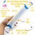 Đèn LED máng kẹp thành hồ cá 30-40 cm 9W 2 dãy màu TRẮNG - ĐỔI MÀU 24 LED P350