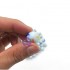Bộ 70 viên bi ve 3 khía màu sữa size 1.6 cm bằng thủy tinh