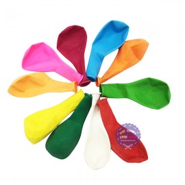 Bong bóng tròn trơn đủ màu Thái Lan 25 cm - 50 Cái/1 Bịch