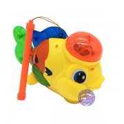 Lồng đèn trung thu cá la hán chạy pin có đèn nhạc