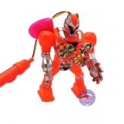 Lồng đèn trung thu robot ngực xoay dùng pin có đèn nhạc