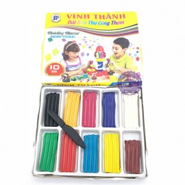 Hộp đồ chơi đất sét nặn thủ công thơm Vĩnh Thành (10 màu)
