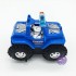 Hộp đồ chơi xe jeep cảnh sát nhào lộn dùng pin bánh lật