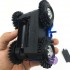 Hộp đồ chơi xe jeep cảnh sát nhào lộn dùng pin bánh lật