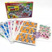 Hộp trò chơi kêu Lô Tô 90 số bằng giấy và gỗ NHƯ Ý