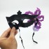 Đồ chơi mặt nạ Halloween đính hoa 5 cánh kim tuyến