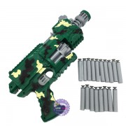 Hộp đồ chơi súng bắn đạn mút xốp mềm tự động dùng pin Blaster