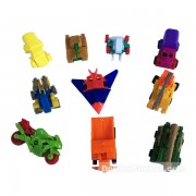 Đồ chơi lắp ráp xe & máy bay thành robot 10 con