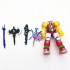 Đồ chơi siêu nhân Gundam size 17cm có đèn bằng nhựa