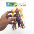 Đồ chơi siêu nhân Gundam size 17cm có đèn bằng nhựa