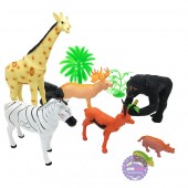 Bộ đồ chơi mô hình thú sống trong rừng đại bằng nhựa