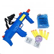 Hộp đồ chơi súng tiểu liên MP7 bắn đạn xốp đạn nước